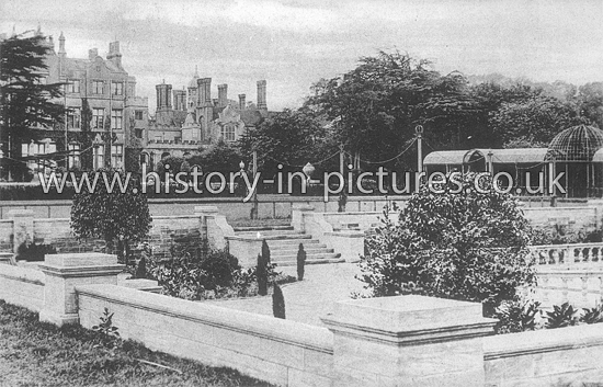 Easton Lodge Garden, Front, Dunmow, Essex. c.1910